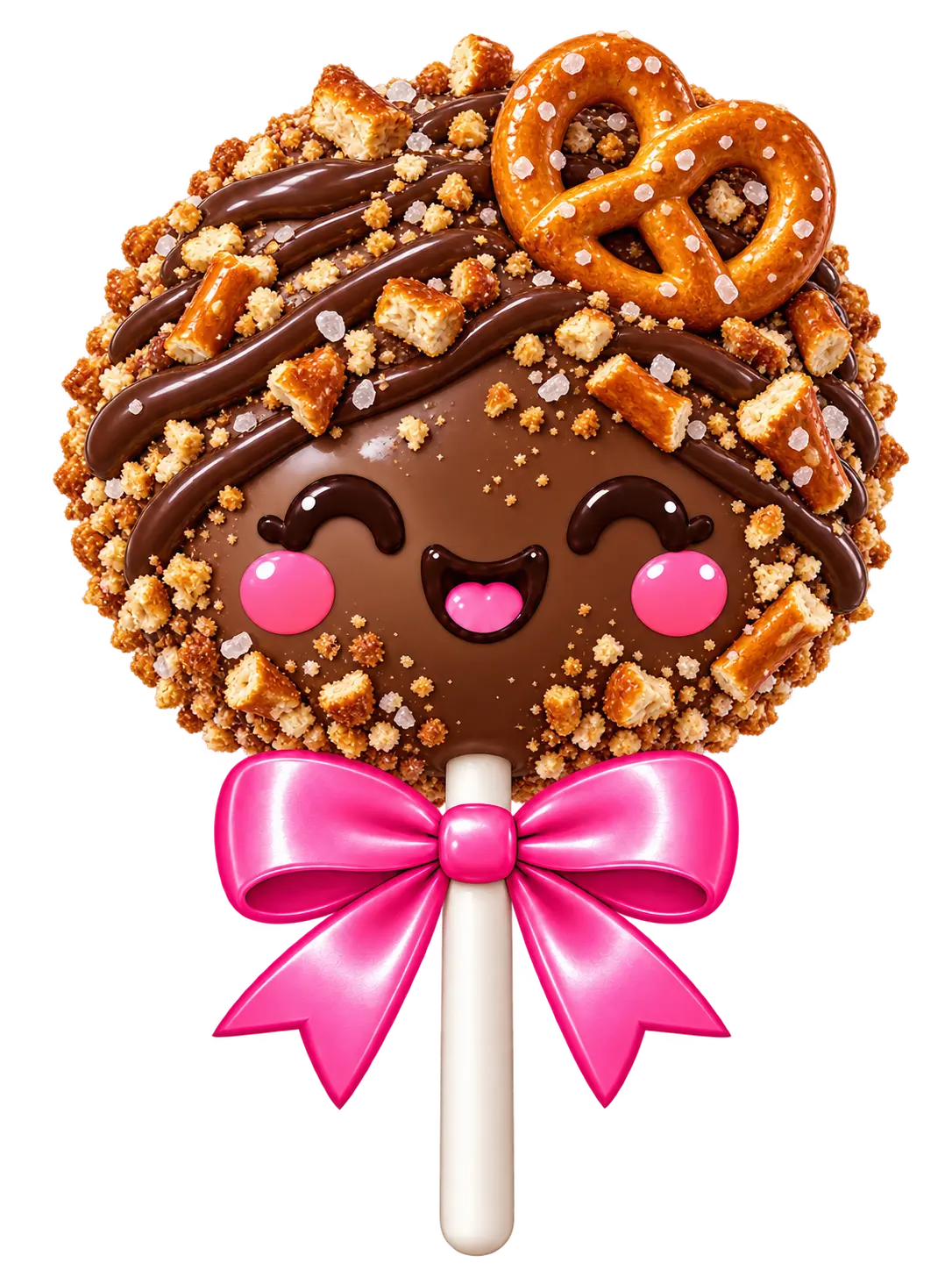 Chocolate Covered Pretzel cake pop photo 1