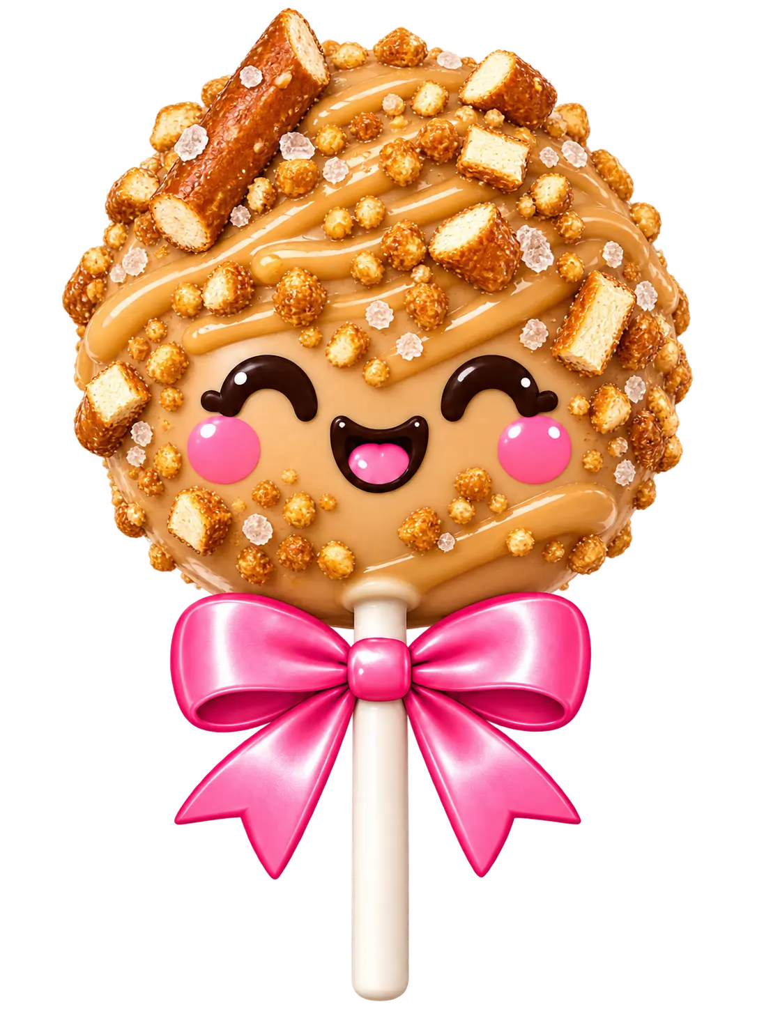 Salted Caramel Pretzel cake pop photo 1